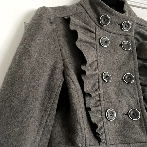 Women’s Short Pea Coat - Picture 3 of 7